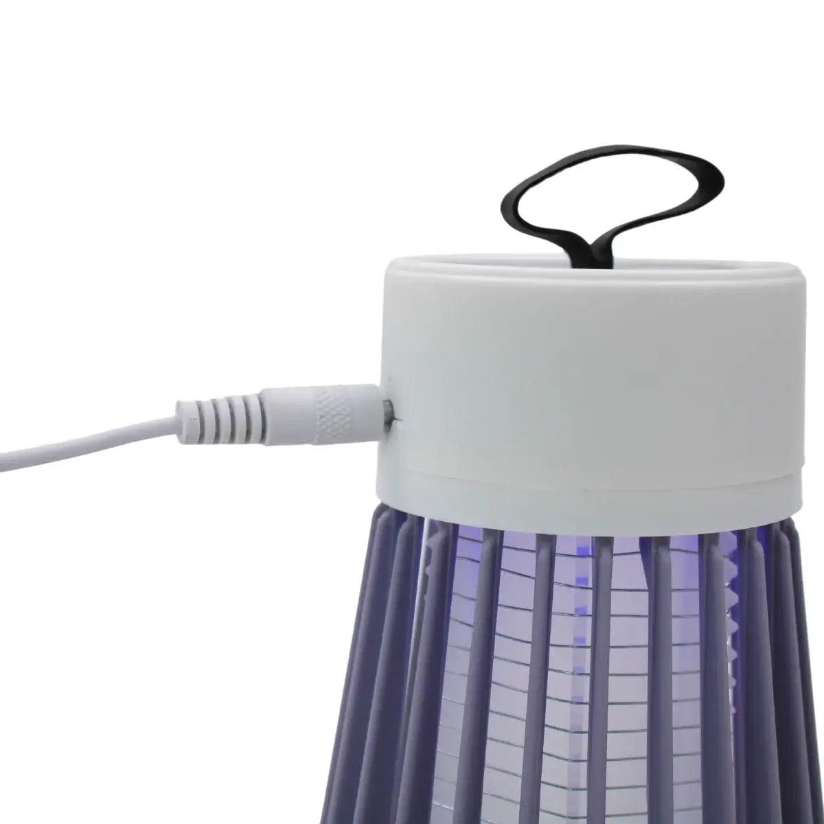 Repelente Armadilha Elétrica Mata Mosquitos Pernilongos Silencioso Abajur Led UV USB