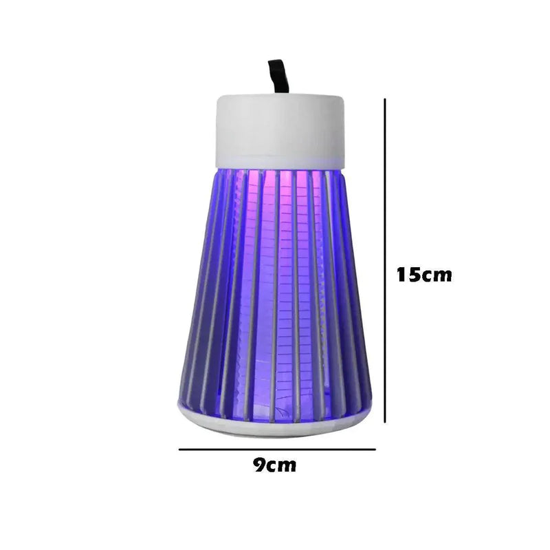Repelente Armadilha Elétrica Mata Mosquitos Pernilongos Silencioso Abajur Led UV USB