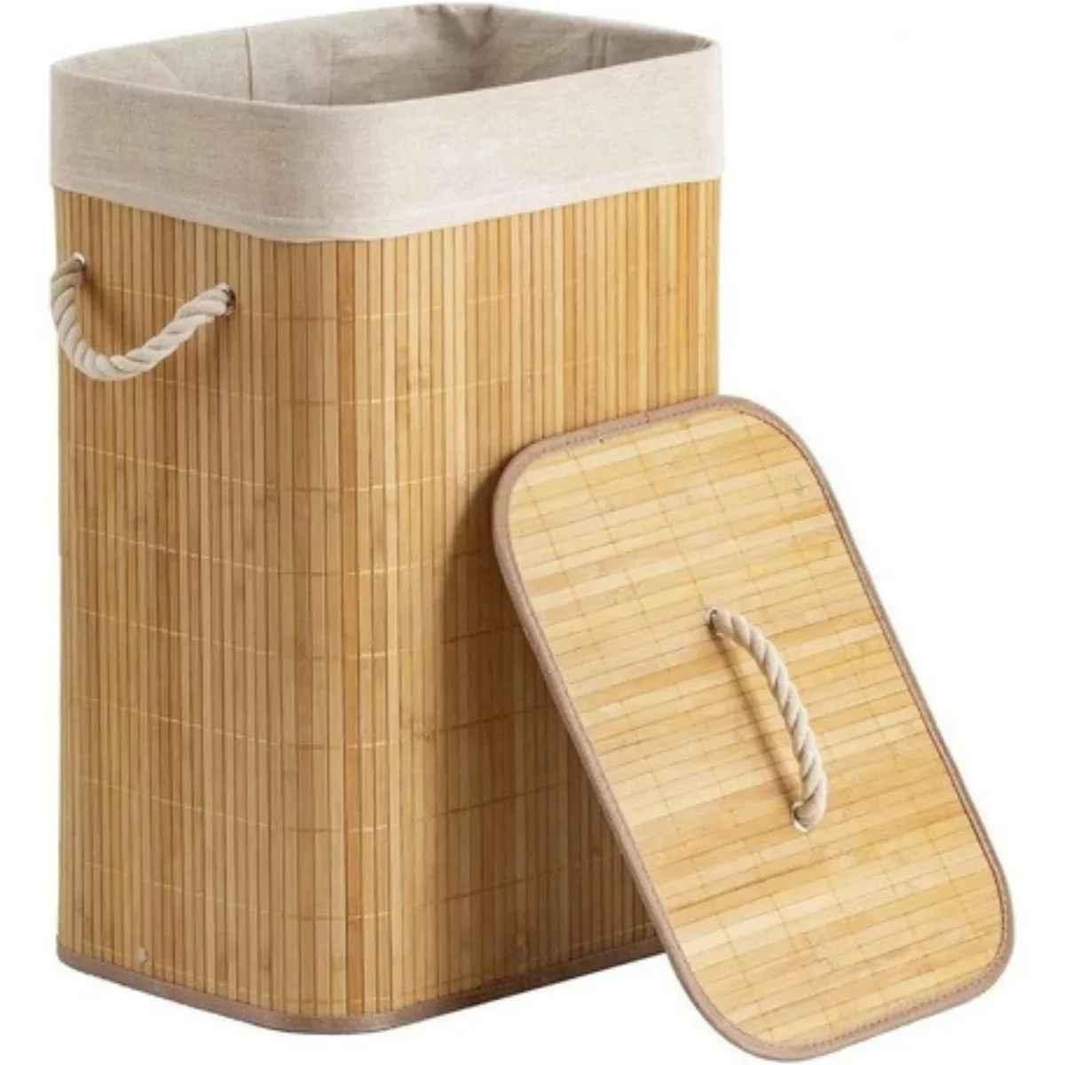 Organizador de cesta de bambu