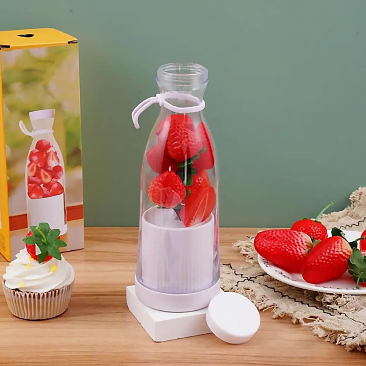 Mini Juicer Portátil com Alça Liquidificador 400 ML