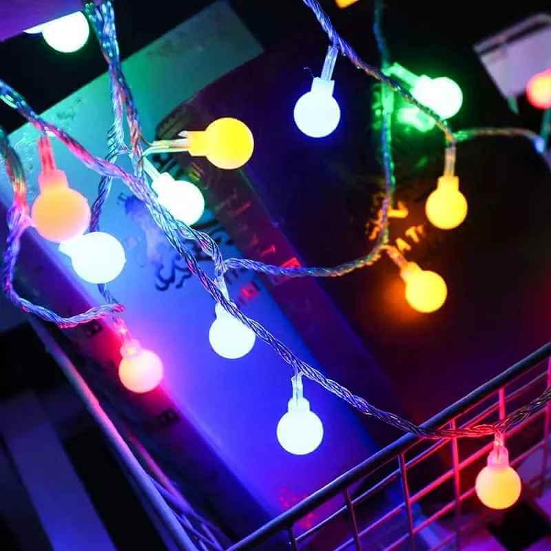 Bateria Bola de Energia LED de Natal