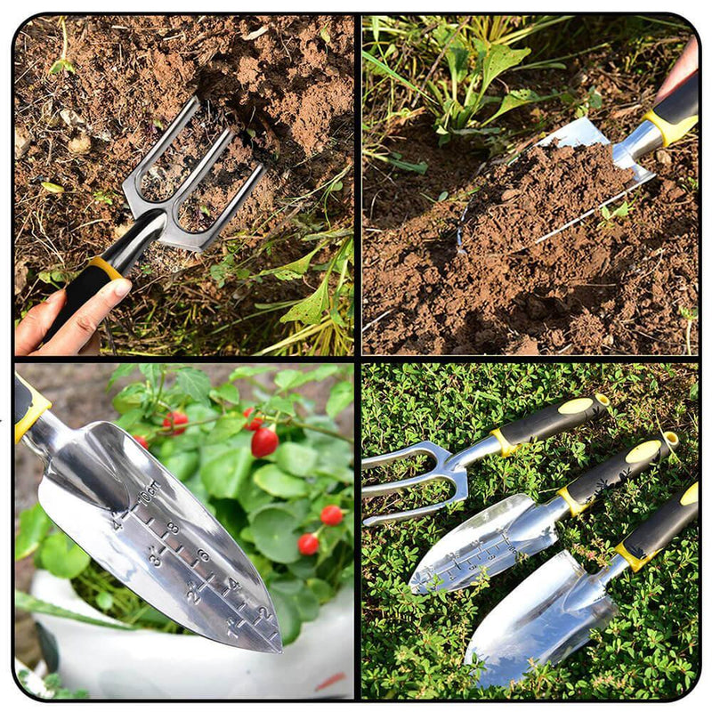 Kit de Ferramentas de Jardinagem – 4 Peças
