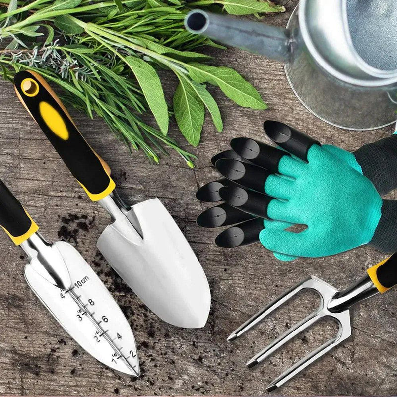Kit de Ferramentas de Jardinagem – 4 Peças