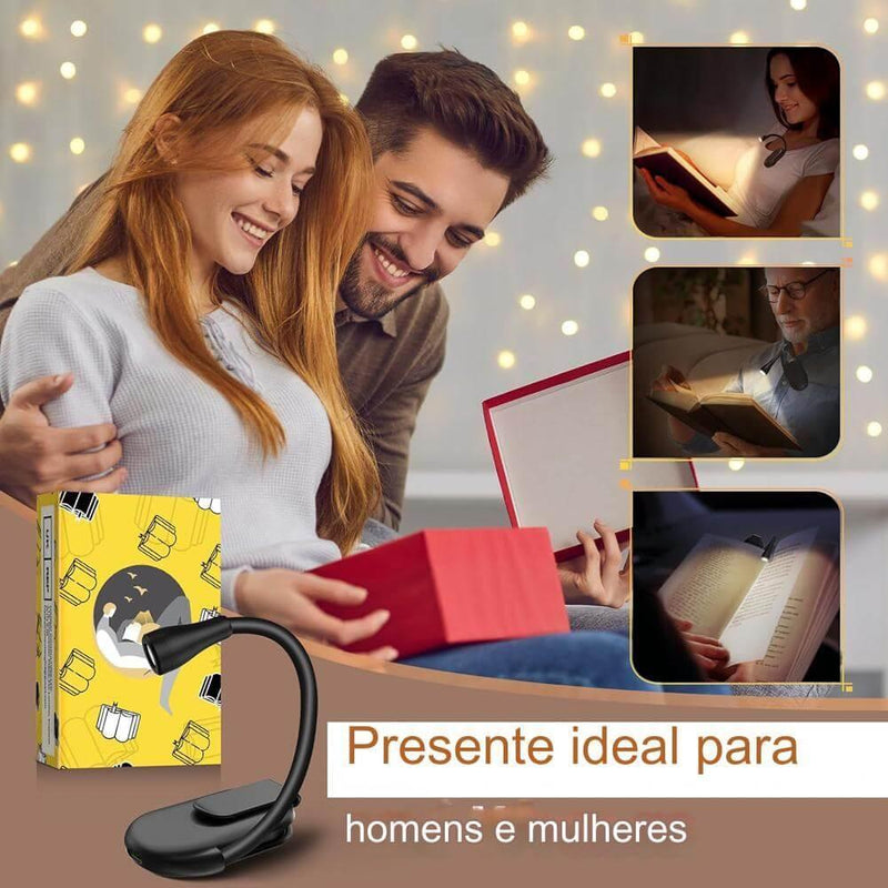 Luminária de Leitura com Brilho Ajustável