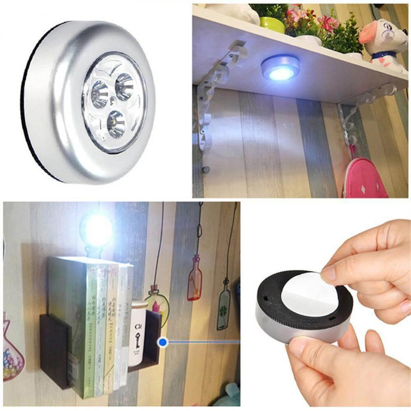 Luz Noturna LED Portátil com Controle por Toque